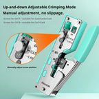 SAMZHE RJ45 Crimp Tool Crimper Cutter for Cat5e/6/7/8 8P 6P Modular Connector Ethernet All-in-one Wire Tool ﻿Ethernet Modular