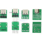 5pcs TYPE C USB 3.1 Type C Connector 16 Pin Test PCB Board Plate Adapter Socket For Data Line Wire Cable Transfer
