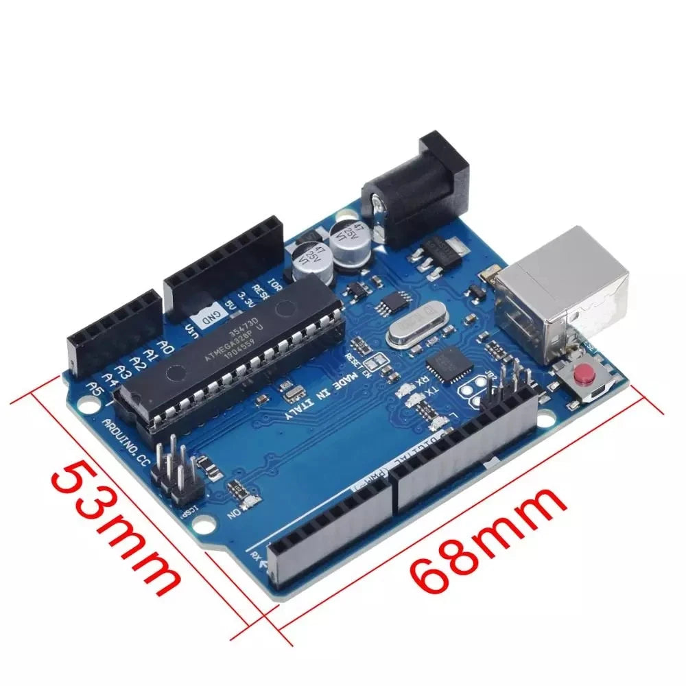 1 Set UNO R3 Official Box ATMEGA16U2+MEGA328P Chip For Arduino UNO R3 Development board + USB CABLE