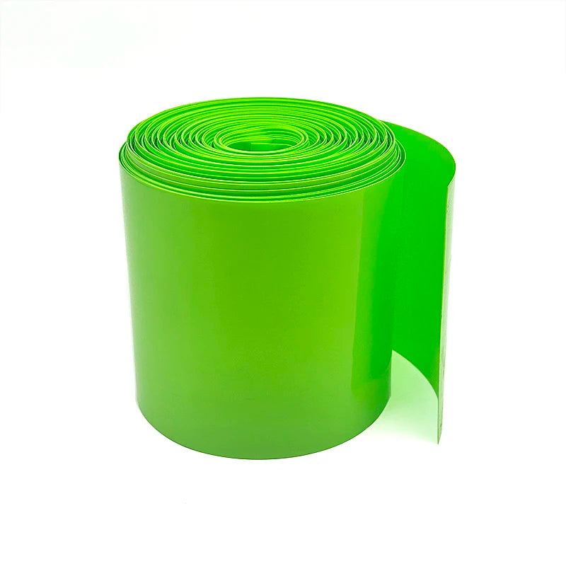 Width 85mm~300mm PVC Heat Shrink Tubing 18650 Battery Protection Packaging Film Heat Shrink Bushing Protective Sleeve Insulation