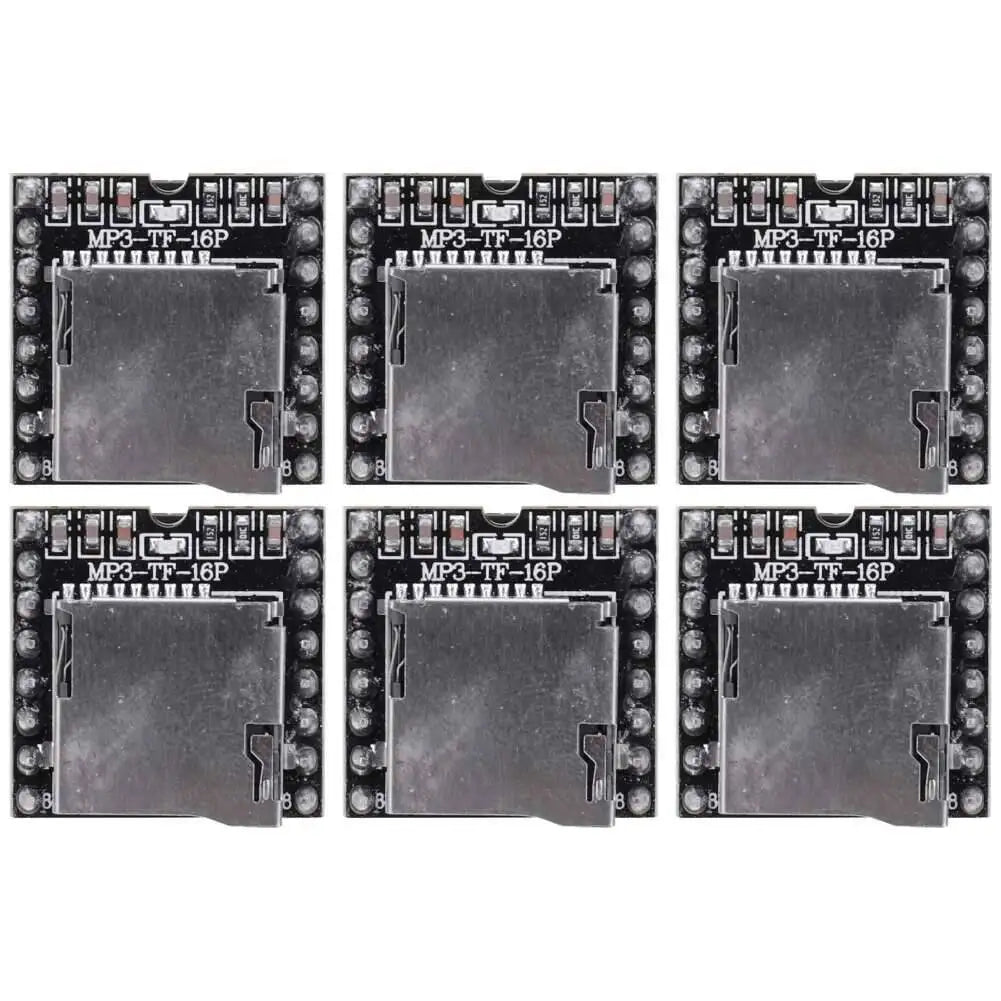 Dfplayer TF Card U Disk Mini MP3 DF Player Audio Voice Module IO/Serial Port/AD MP3-TF-16P For Arduino