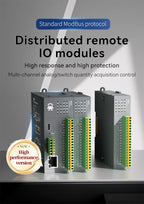 RS485 RJ45 DI/DO/AO/AI Distributed Remote IO Module CDEBYTE M31-U Series Modbus NEW Version Support PNP NPN DIP Free Splicing
