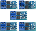 5 Pcs. DC 5V-36V 15A(Max 30A) 400W Dual High-Power MOSFET Trigger Switch Drive Module 0-20KHz PWM Adjustment Electronic Switch