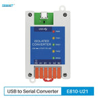 USB To RS485 RS422 RS232 TTL Industrial Converter CDSENET E810-U Series FT232 3.3/5V Power Signal Isolation Type-C