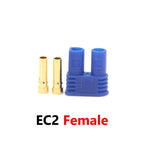 Cltgxdd 2/5/10pcs EC2 EC3 EC5 EC8 Banana Plug Battery Motor Male And Female Socket Aviation Model High Current Plug Connector