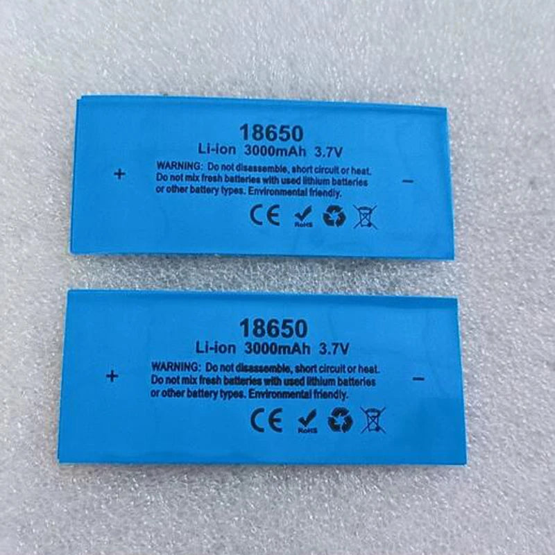 18650 Battery Packaging PVC Heat Shrinkable Film Lithium Battery Insulation Sleeve Shrink Skin Packaging Tube Packaging