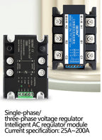 Single phase solid state relay three-phase fully isolated intelligent AC voltage regulating module BEM-40-ZN-TY-220 380