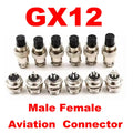 1Set/lot GX12 2/3/4/5/6/7 Pin Male + Female 12mm L88-93 Circular Aviation Socket Plug Wire Panel Connector