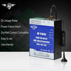 GSM 3G 4G Cellular RTU SMS Alarm Controller S150 8DIN 2Relay Switch Industrial IoT Monitoring System In-Built Watchdog