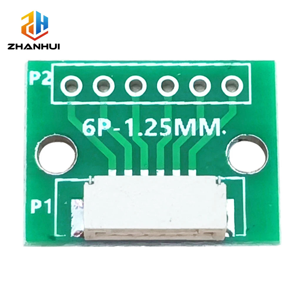 5/2/1PCS GH 1.25mm SMD to DIP2.54 Adapter Board 4P 6P 8P 10P 12P Test Conversion Board