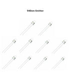 10pairs 3mm 5mm 940nm LEDs Infrared Emitter and IR Receiver Diode Diodes 301A