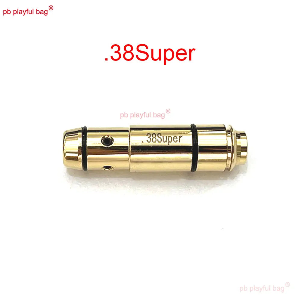 Outdoor Sports Tactical Red Laser Cartridge Bore Sighter .223Rem 40S&W 45ACP 9mm Training 2MW Laser Bullet Toy Accessories QG542