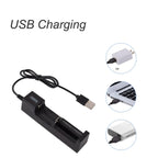 18650 26650 14500 Charger Universal 1 Slot Battery USB Charger Adapter LED Smart Chargering for Rechargeable Batteries Li-ion