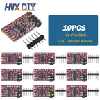 1-10pcs PCM5102A DAC Decoder GY-PCM5102 Interface I2S  Player Module For Raspberry Pi pHAT Format Digital PCM5102 Audio Board