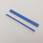 10Pair Single Row Pin Female Header Socket Pitch 2.54mm 40 Pins Connector 1x40P DIP Male Plug Header PCB Board Strip for Arduino