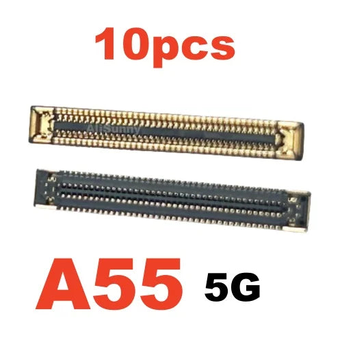 10pcs USB Charging FPC on Board MainBoard For Samsung A15 A25 A35 A55 A04 A14 A24 A34 A54 Connector Clip Port Plug