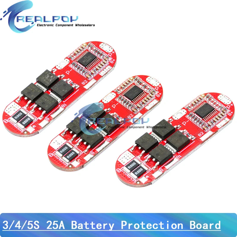 Bms 1s 2s 10a 3s 4s 5s 25a Bms 18650 Li-ion Lipo Lithium Battery Protection Circuit Board Module Pcb Pcm 18650 Lipo Bms Charger