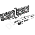 12cm High Speed Large Air Volume 100V 220V Btc Mining Machine Workstation Cabinet 120MM Violent Server Cooling System Fan Kit