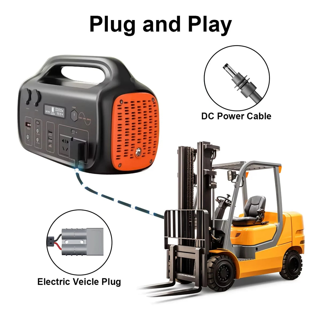 For Starlink Mini Connetor Plug To Anderson Plug 50A 600V DC Power Cable Waterproof Extension Cord With DC Cable