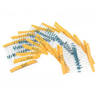 300pcs 1/4W Metal Film Resistors Kit 10Ohm ~1MOhm 30Values 1% Accuracy 0.25W Electronic Components Kit