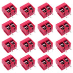 10/50PCS PCB Terminal Block Connector Pitch 5.0mm KF301 Straight Pin 2P 3P Screw PCB Terminal Blocks Connector Assortment Kit