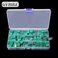 80PCS PCB Screw KF128-2 KF128-3 Terminal Block Connector KF128 Pitch 5.0MM 2P 3P Splicable Kit Box