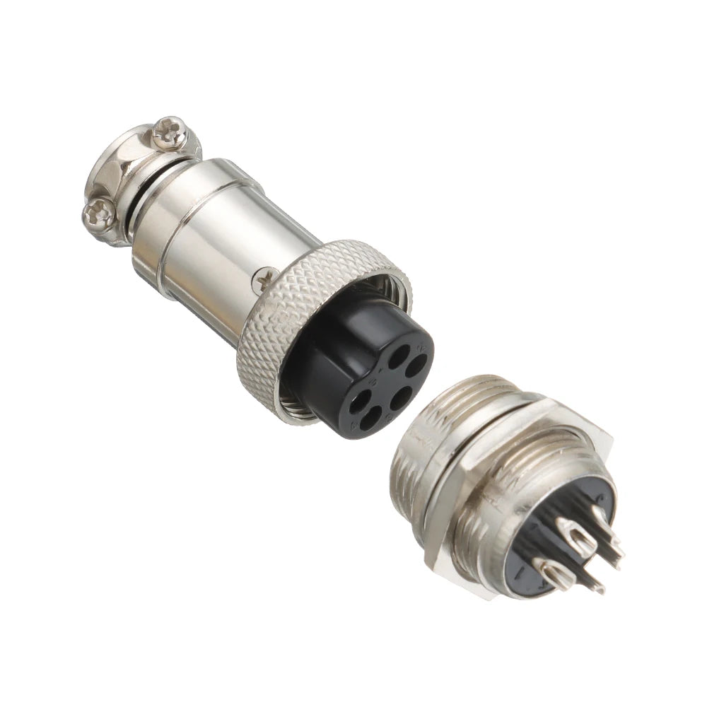 Accessories Mount Panel Aviation Plug M16 Male / Female  Cable Connector GX16