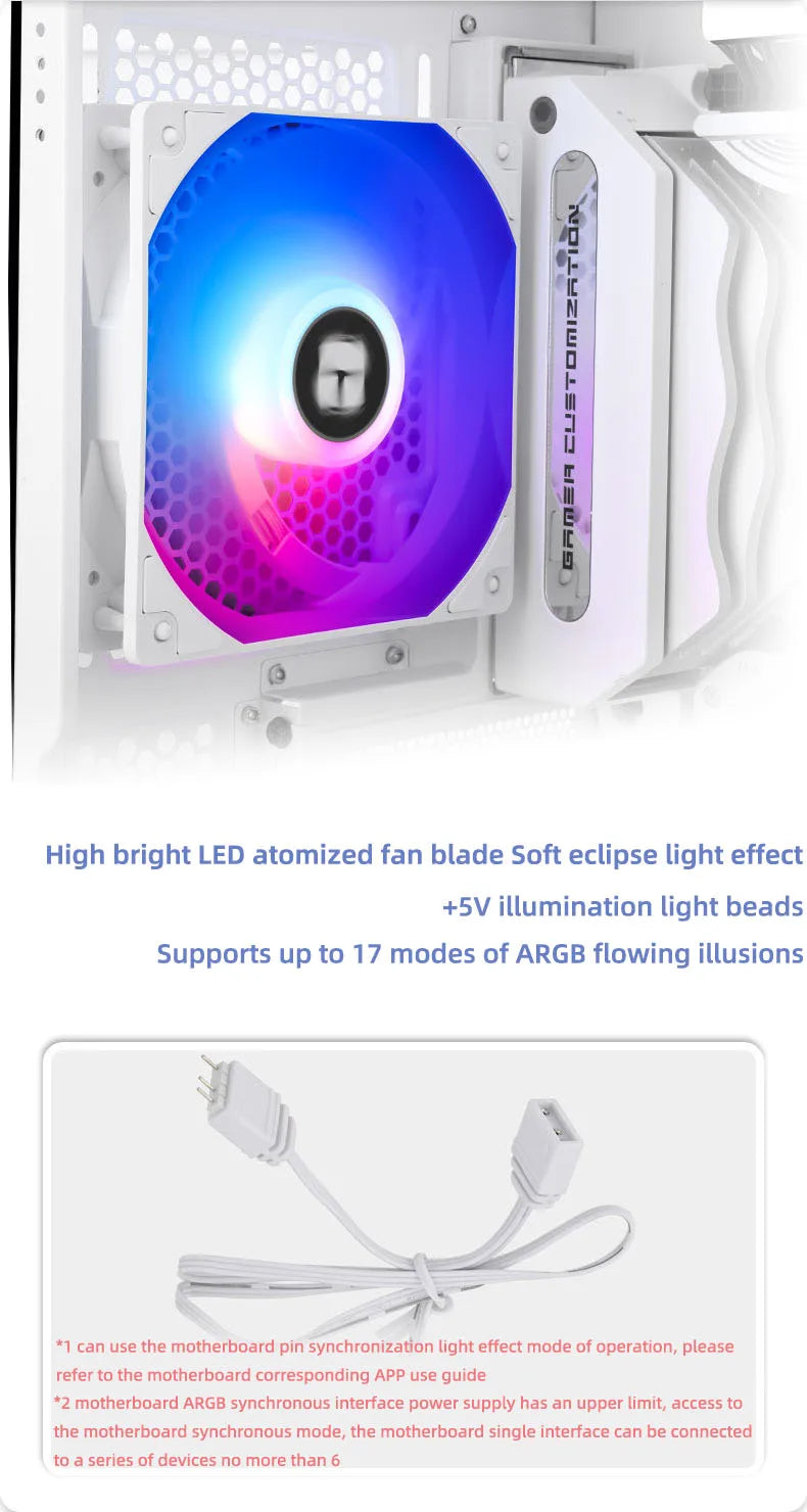 Thermalright TL-C12C 3 in 1 120mm Cooling Fan 5V ARGB gamer Adjust Speed Cooler argb Adjustable computer Case Fan ventilador