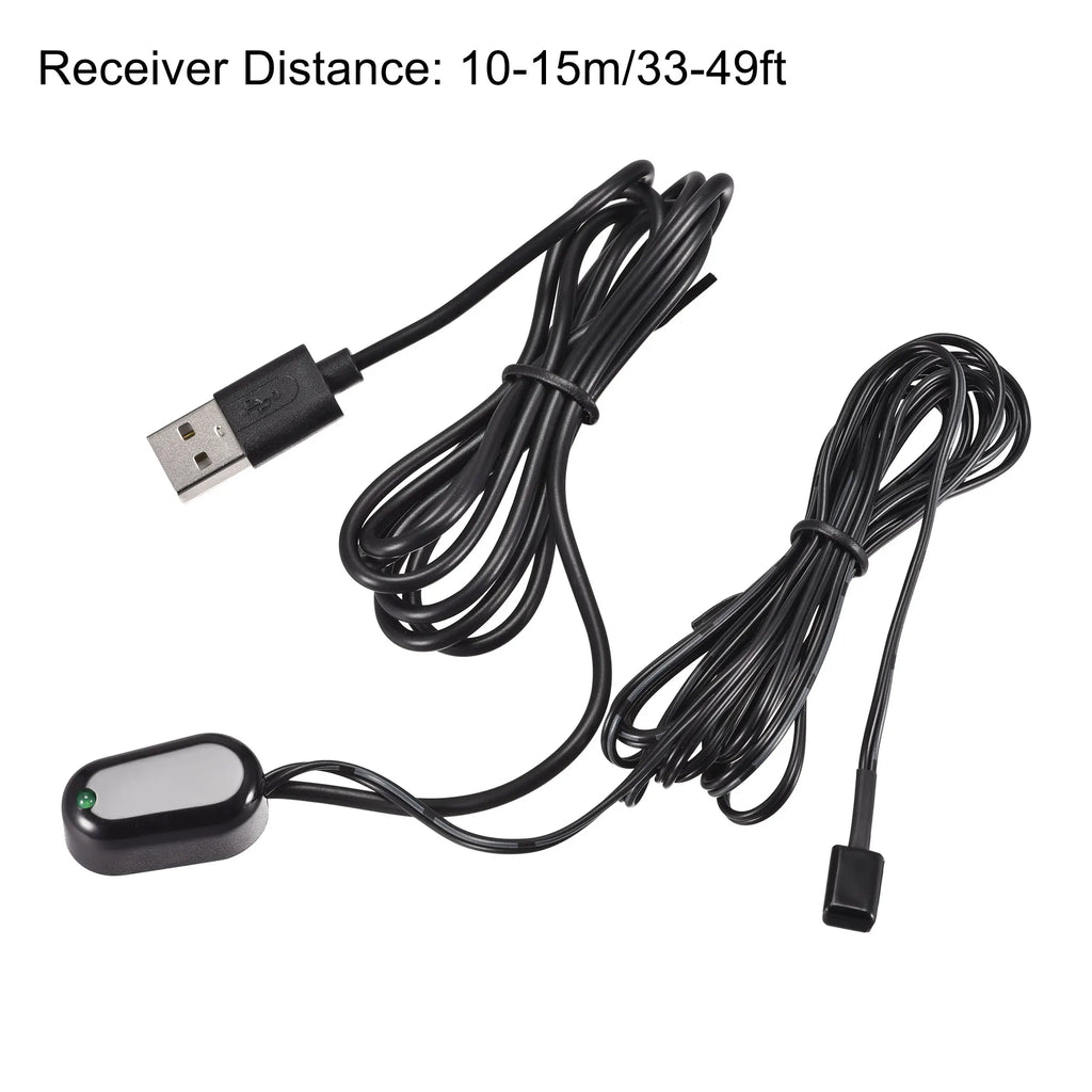Uxcell Infrared IR Extender Cable Single Receiver and Emitter Repeater System USB Wire Adapter