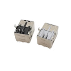 5Pcs B Type USB 2.0 Connector Female Socket Right Angle PCB Soldering Printer Interface Repair
