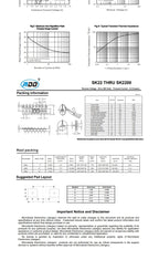 SMD Schottky Diode SS14 SS24 SS34 SS54 SMA Package 1A 2A 3A 5A 40V  50pcs/100pcs/200pcs/500pcs