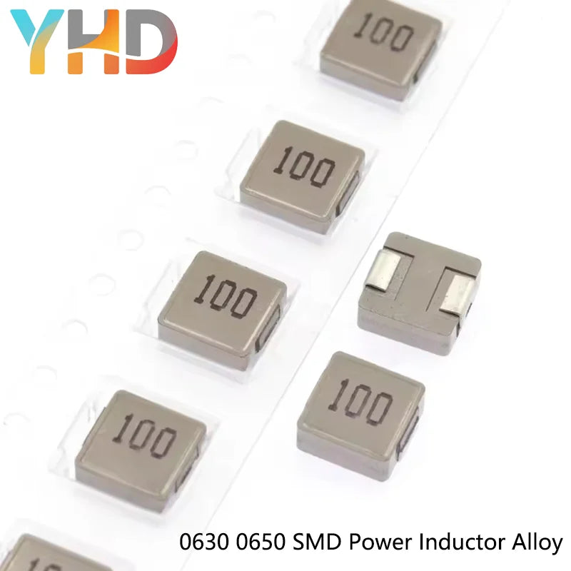 20PCS 0630 0650 SMD Power Inductor Alloy 7x7 1uH 2.2uH 3.3uH 4.7uH 5.6uH 6.8uH 8.2uH 10uH 15uH 22uH 33uH 47uH 68uH High Current