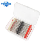 100-200pcs Rectifier Schottky Diode Kit 1N4007 1N4148 1N5408 1N5819 1N5822 1N4001 1N4004 1N5404 FR107 FR207 Fast Switching Diode
