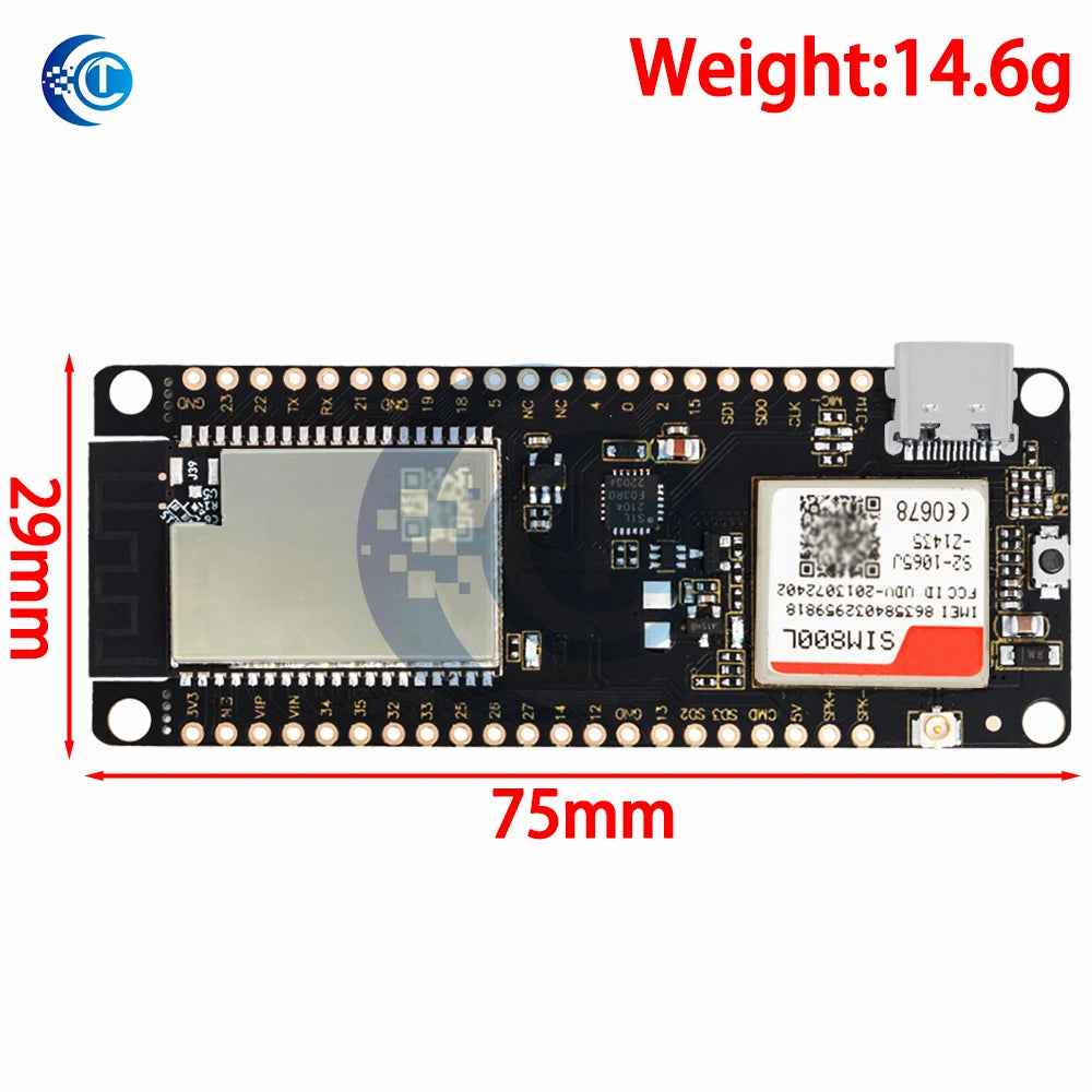 TTGO T-Call V1.3 ESP32 Wireless Module SIM Antenna SIM Card SIM800L Module And GSM/GPRS Antenna for arduino