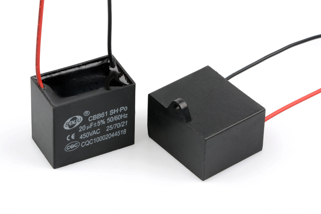 CBB61 Motor Start Capacitor 450V AC Fan Condenser1/1.2/1.5/1.8/2/2.5/3/4/5/6/8/10UF