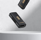 Hagibis USB C Female to USB C Female Adapter 80Gbps 240W USB4 Dual Female Extension Cable Converter for Thunderbolt 5/4 Laptop