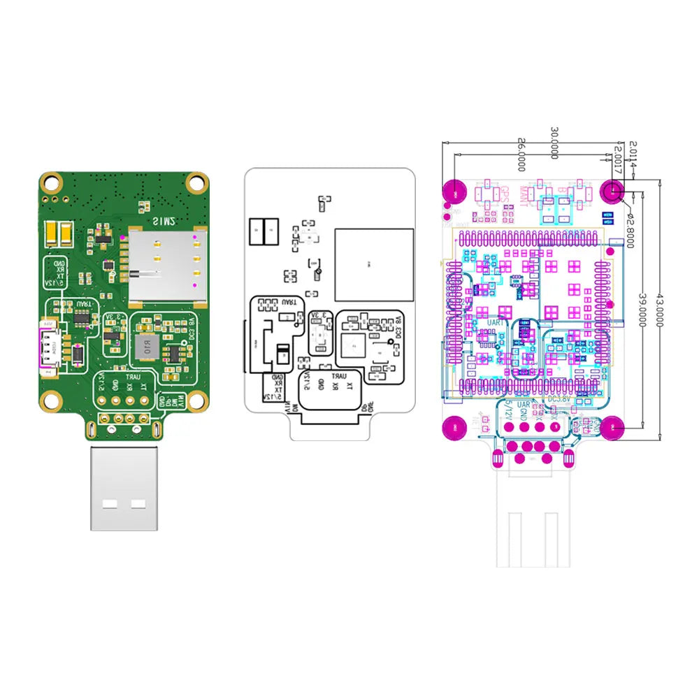 USB Dongle SIM7000G SIM7000E SIM7000A SIM7070E SIM7070G NBIOT CATM LPWA USB Dongle 1pcs