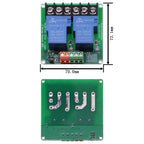 1 2 4 Channel Relay Module 30A With Optocoupler Isolation 1 Way 5V 12V 24V Supports High And low Triger Trigger