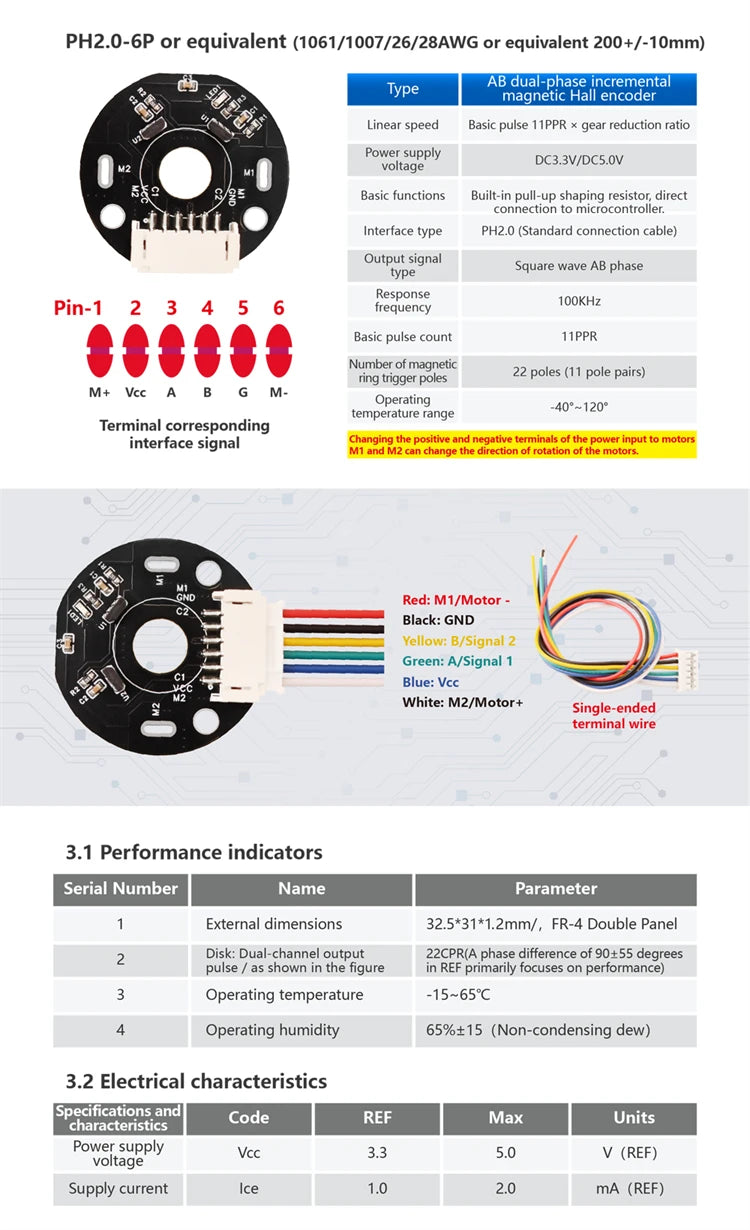 JGB37-520 Hall Encoder DC Geared Motor, 6V/12V, Reversible, High Torque 21KG.CM, All-metal Geared DC Motor With Hall Encoder.