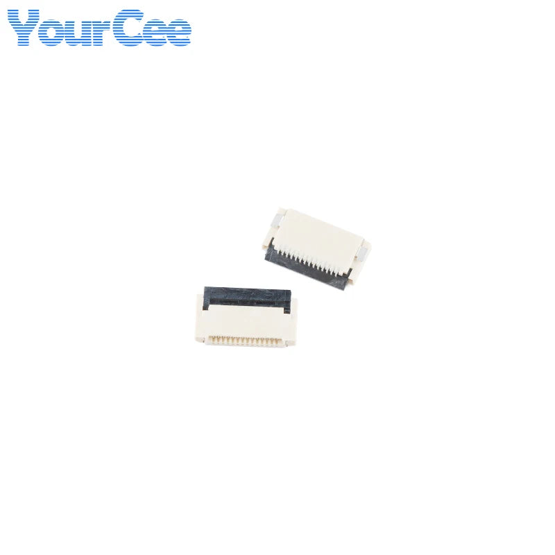 10PCS FFC/FPC Connector Flat Cable Socket 0.5MM Adapter 4/6/8/10/12/14/16-30/32/40/50/60 Pin Back Flip Front Insert Horizt