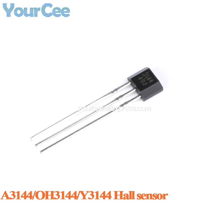 20pcs/1pc A3144E Hall Sensor Unipolar Electronic Magnetic Induction Switch Module 49E A3144/OH3144/Y3144 Hall Effect Sensor