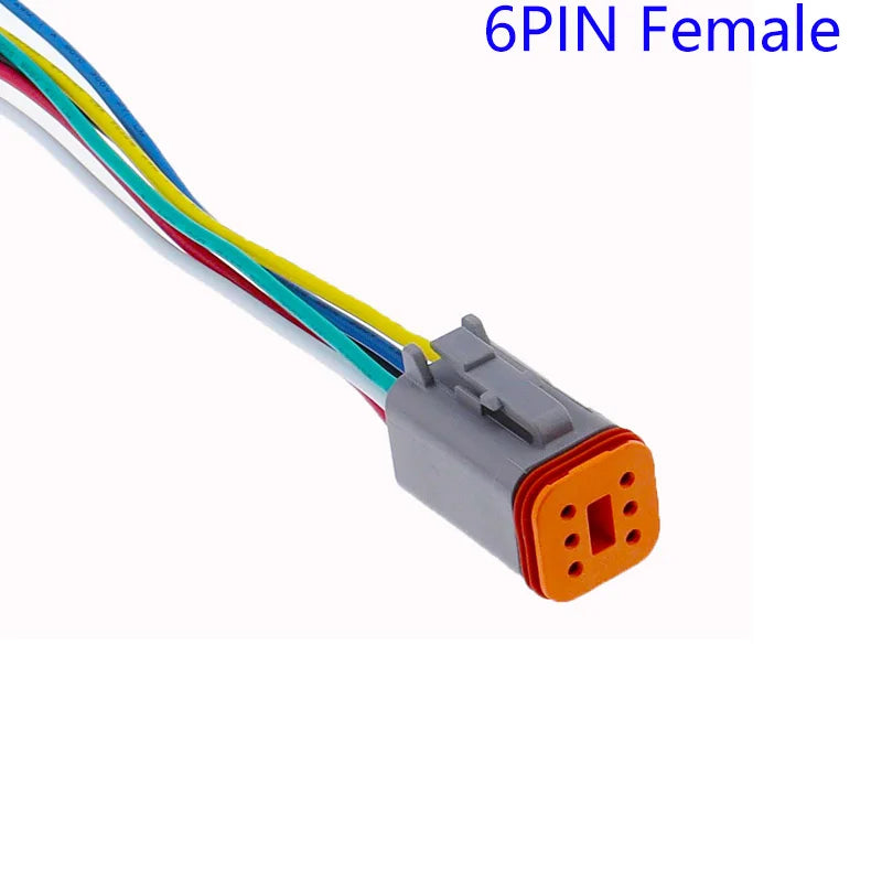 1 Pcs Deutsch DT connector with 15cm Wiring harness DT06-2S/DT04-2P 2P 3P 4P 6P 8P 12P waterproof electrical connector