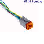 1 Pcs Deutsch DT connector with 15cm Wiring harness DT06-2S/DT04-2P 2P 3P 4P 6P 8P 12P waterproof electrical connector