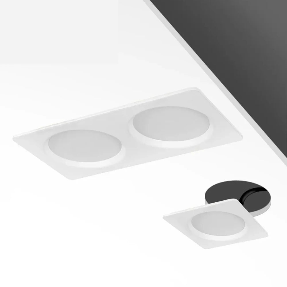 Square Embedded Downlight Dimmable Ceiling Tuya Bluetooth/Zigbee Matter Smart Lamp Lighting AC85V-260V Indoor Lighting