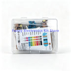 600Pcs Assorted Metal Film Resistor Kit 30 Values 1/4W 1ohm-10Mohm 1% Tolerance Resistance for Electronics Projects