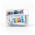 600Pcs Assorted Metal Film Resistor Kit 30 Values 1/4W 1ohm-10Mohm 1% Tolerance Resistance for Electronics Projects