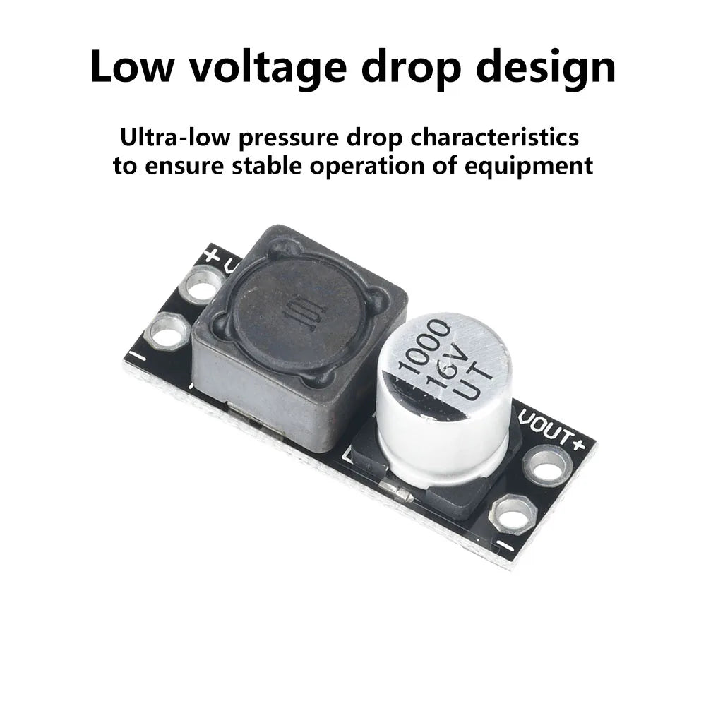 DC 16V 2A LC Power Filter Module Anti-Interference Noise Suppressor for Video/Signal Transmission Eliminates Ripple & EMI