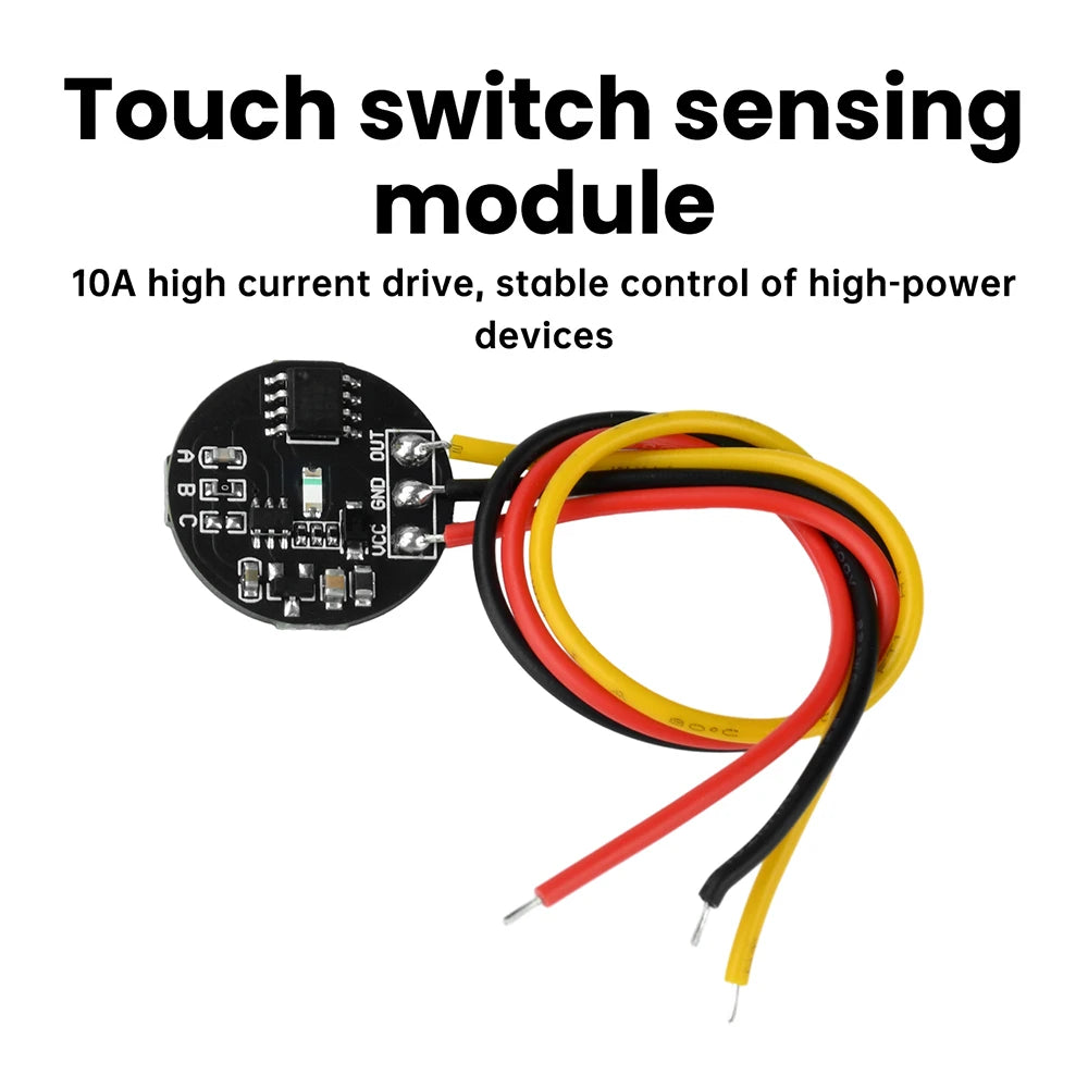 DC 3-24V Momentary/Latching Touch Sensor Switch Module JR223B Induction Capacitive Switch SI4164 MOSFET Led Light POWER Control
