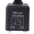 12V 200 Amp Heavy Duty Split Charge/Winch Relay for Car Van Boat 4 Pin