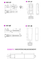 2.5mm Pitch JST SYP 2-Pin Wire-to-Wire Connector Kit, Male/Female White Housing & Crimp Terminals (20-100 Sets)